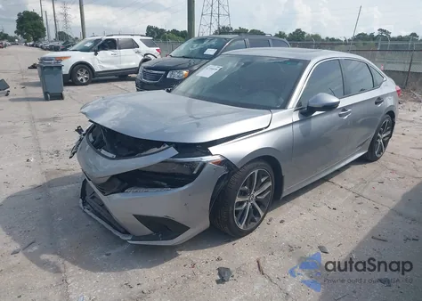 2022 Honda Civic Touring из США, поврежденный, VIN 2HGFE1F9XNH316565